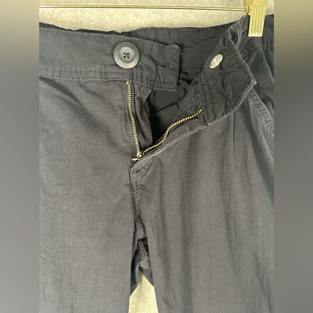 Prana women’s Black Cargo Pants adjustable leg low rise Breath Hiking outdoor 8 - Picture 9 of 10